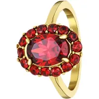 Lucardi Ring goud / rood