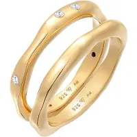 Elli Ring goud / transparant