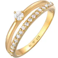 Elli Ring goud / transparant