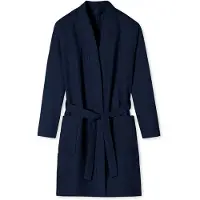 Schiesser Badjas kort donkerblauw