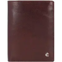 Esquire Portemonnee 'Toscana' donkerbruin / zilver