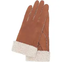 Kessler Vingerhandschoenen 'Edda' karamel / natuurwit