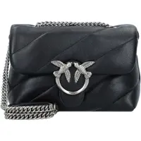 Pinko Schoudertas 'Love' zwart / zilver