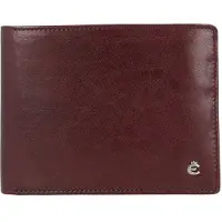 Esquire Portemonnee 'Toscana' donkerbruin / zilver