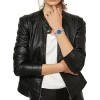 Breil Analoog horloge 'Luna' blauw / zilver