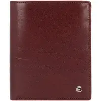 Esquire Portemonnee 'Toscana' donkerbruin / zilver