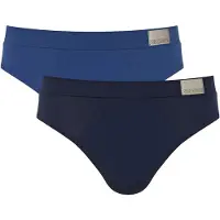 Sloggi Slip blauw / zwart