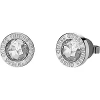 GUESS Oorbellen 'Color My Day' zilver / transparant