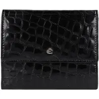 Esquire Nizza Portemonnee RFID-bescherming Leer 12.5 cm zwart