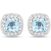 Rafaela Donata Oorbellen aqua / zilver