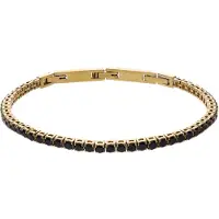GUESS Armband 'Klassisch Chic' goud / zwart