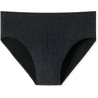 Schiesser Slip grijs / zwart