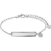 Lucardi Armband zilver / transparant