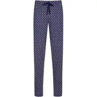 Mey Pyjamabroek 'Tie Minimal' donkerblauw / rood / wit