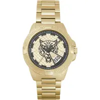 Plein sport Analoog horloge 'Touchdown' goud