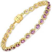 Rafaela Donata Armband goudgeel / lichtlila