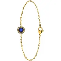 Lucardi Armband blauw / goud