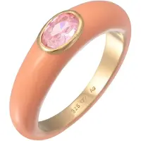 Elli Ring oranje / rosa
