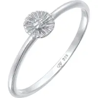 Elli - Ring - Dames Stapel Bloem boho hippie in 925 Sterling Zilver Verguld - Dames