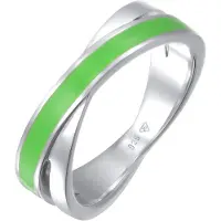 Elli Ring groen / zilver