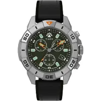 Timex Analoog horloge 'Expedition North Ridge' grijs / rood / zwart