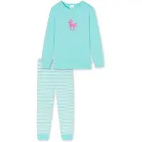 Schiesser Nachtkledij turquoise / pink / wit
