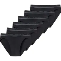 Schiesser Slip grijs / zwart