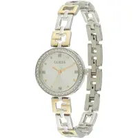 GUESS Analoog horloge goud / zilver / wit