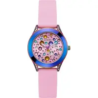 GUESS Analoog horloge 'Mini Wonderlust' blauw / pink