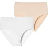 Schiesser Slip ' Invisible Soft ' sand / wit