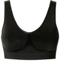 Schiesser BH 'Casual Seamless' zwart