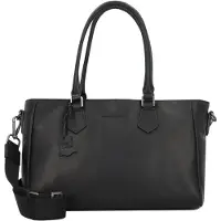 Greenburry Pure Black Handtas Leer 33 cm zwart