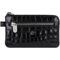 Esquire Nizza Sleutel portemonnee Leer 12 cm - schwarz