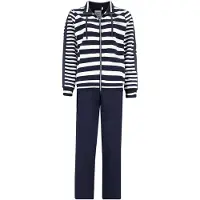 Hajo Gestreept dames huispak blauw | Maat 44
