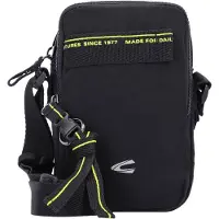 Camel active Schoudertas 'Spirit' geel / zwart / offwhite