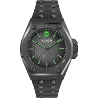 Philipp Plein Analoog horloge 'Plein Extreme Gent' groen / zwart