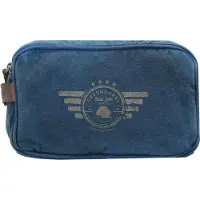 Greenburry Toilettas 'Vintage Aviator' blauw / bruin