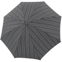 Doppler Brittany Chestnut steelstok paraplu 93 cm grijs