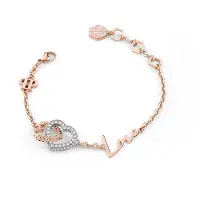 Philipp Plein Armband rosé / zilver