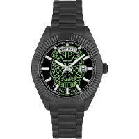 Philipp Plein Analoog horloge groen / zwart