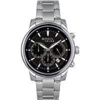 Breil Analoog horloge 'Caliber' zwart / zilver