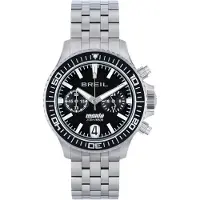 Breil Analoog horloge 'Manta P.R.O.' zwart / zilver