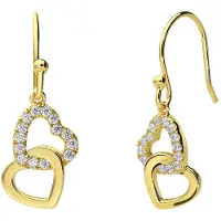Lucardi Oorbellen 'Klassisch' goud / zilver