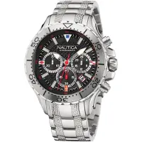 Nautica Analoog horloge zwart / zilver