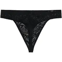 Hom Slip ' Free Cut Lace ' zwart