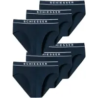 Schiesser Slip navy / wit