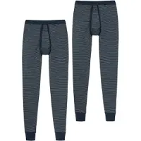 Schiesser Lange onderbroek 'Feinripp' donkerblauw