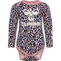 Hummel Rompertje/body bruin / rosé / zwart / wit