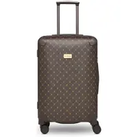 Lazarotti Trolley 'Palermo' donkerbruin / cranberry