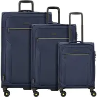 D&N Kofferset 'Travel Line 9704' blauw / nachtblauw